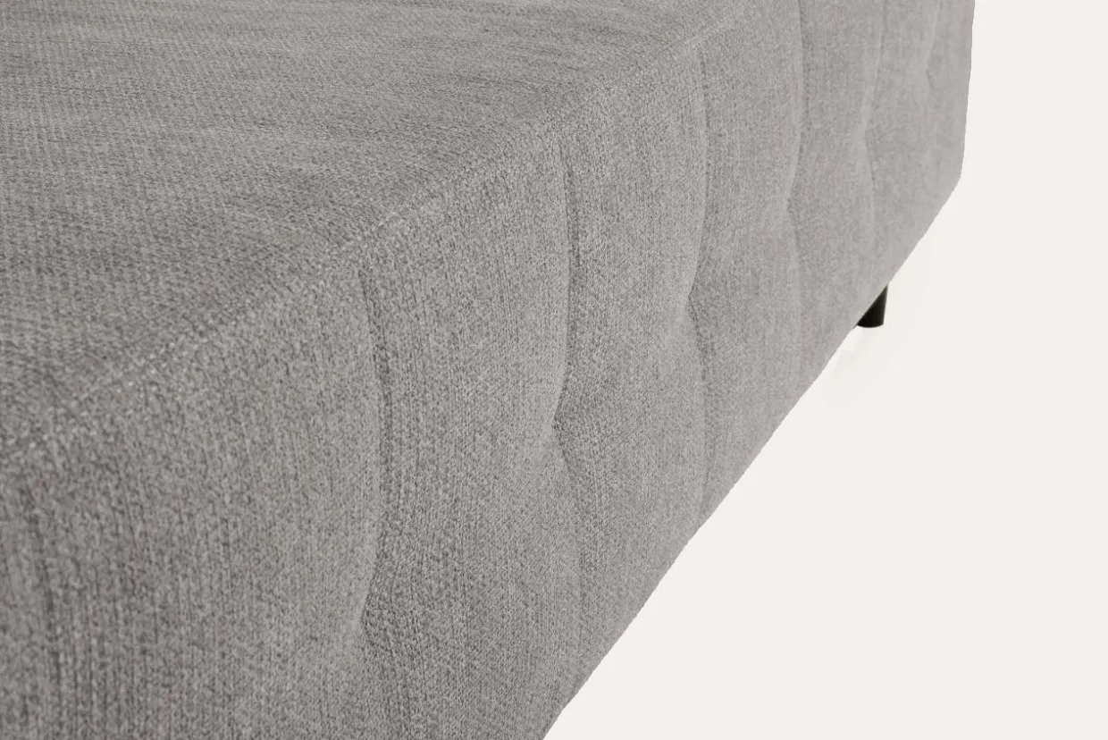 Sofa rozkładana 3-osobowa jasnoszara ARIEL