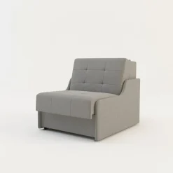 Sofa rozkładana 1-osobowa jasnoszara MATI I