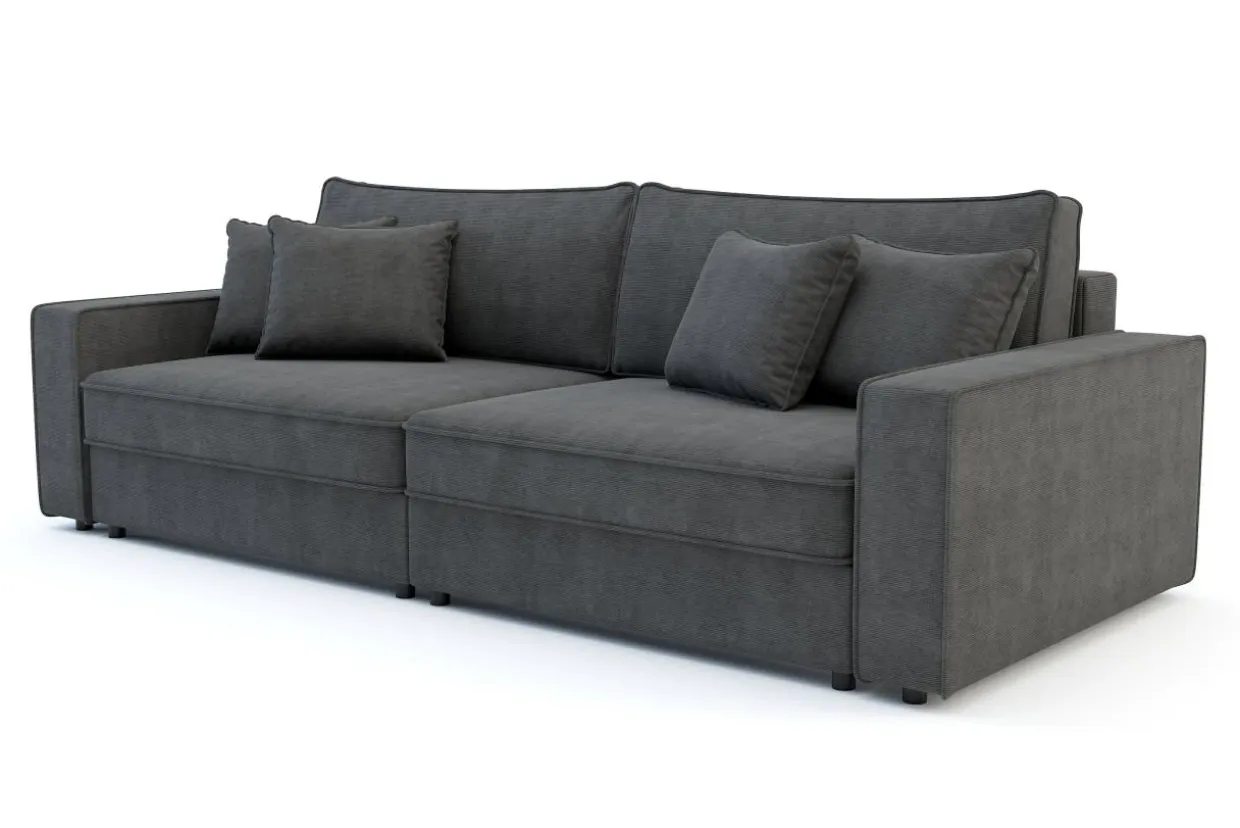 Sofa rozkładana 4-osobowa MARKOS szara