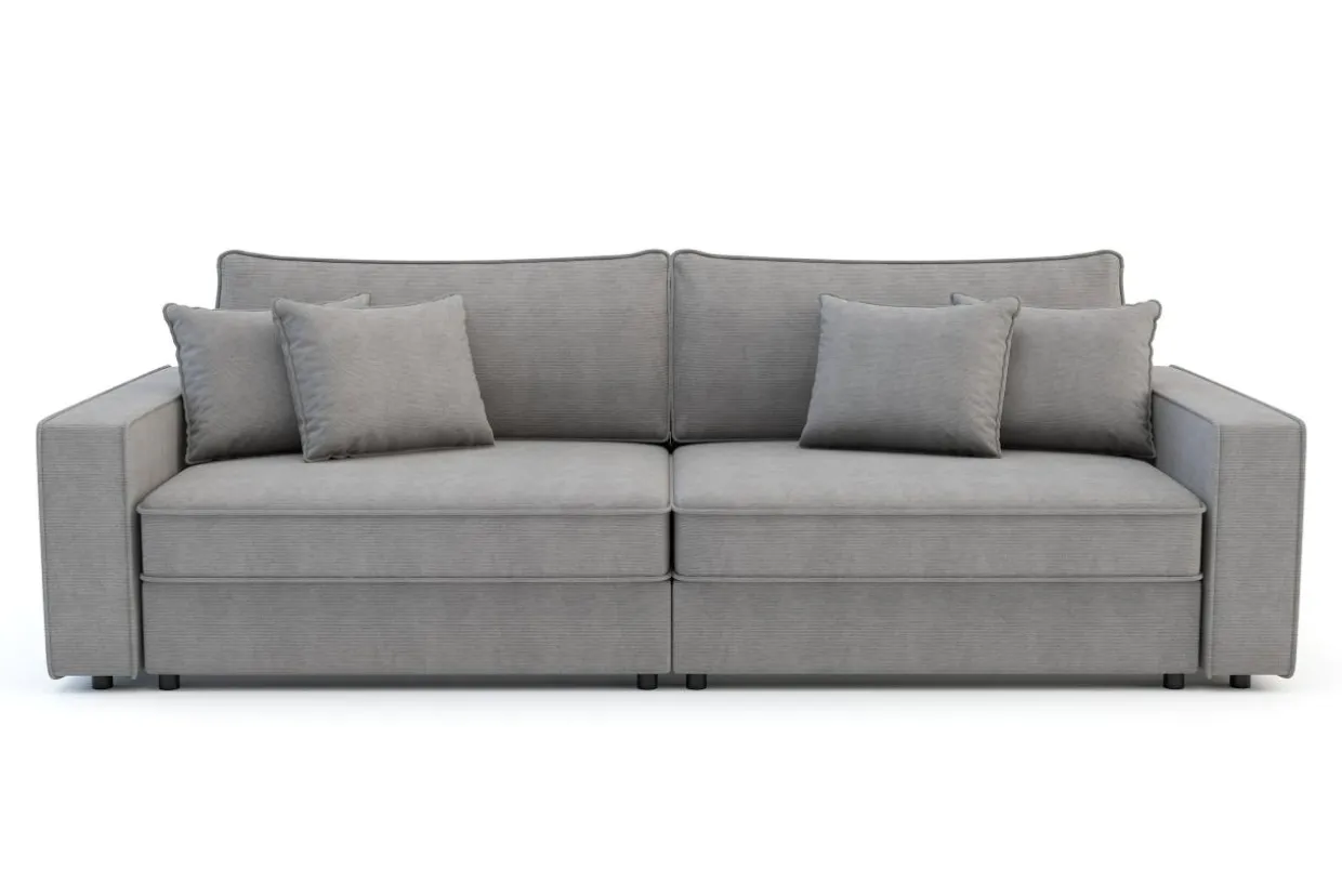 Sofa rozkładana 4-osobowa MARKOS jasnoszara