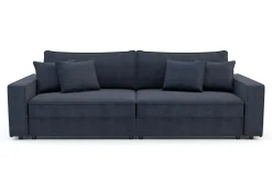 Sofa rozkładana 4-osobowa MARKOS ciemnoniebieska