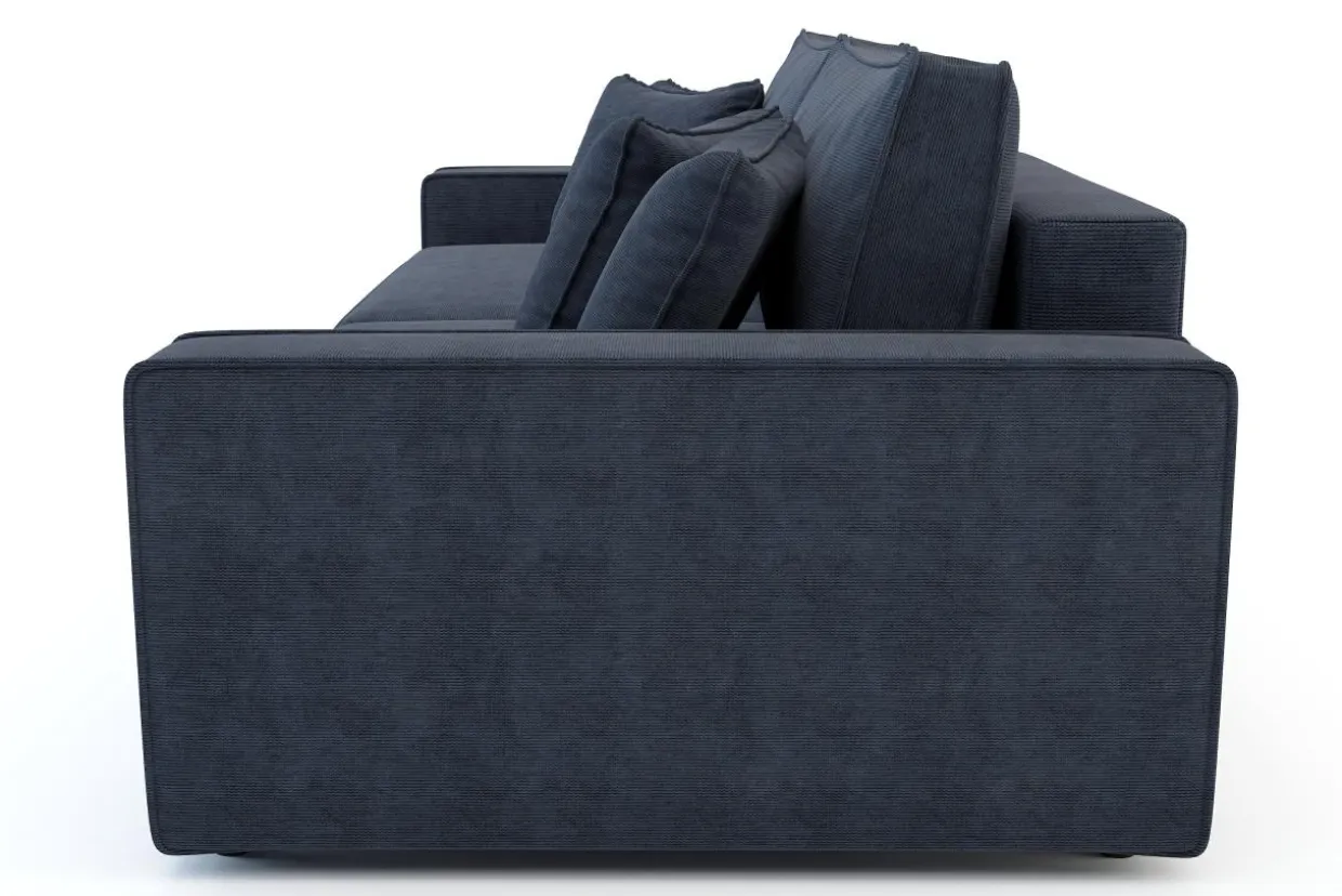 Sofa rozkładana 4-osobowa MARKOS ciemnoniebieska