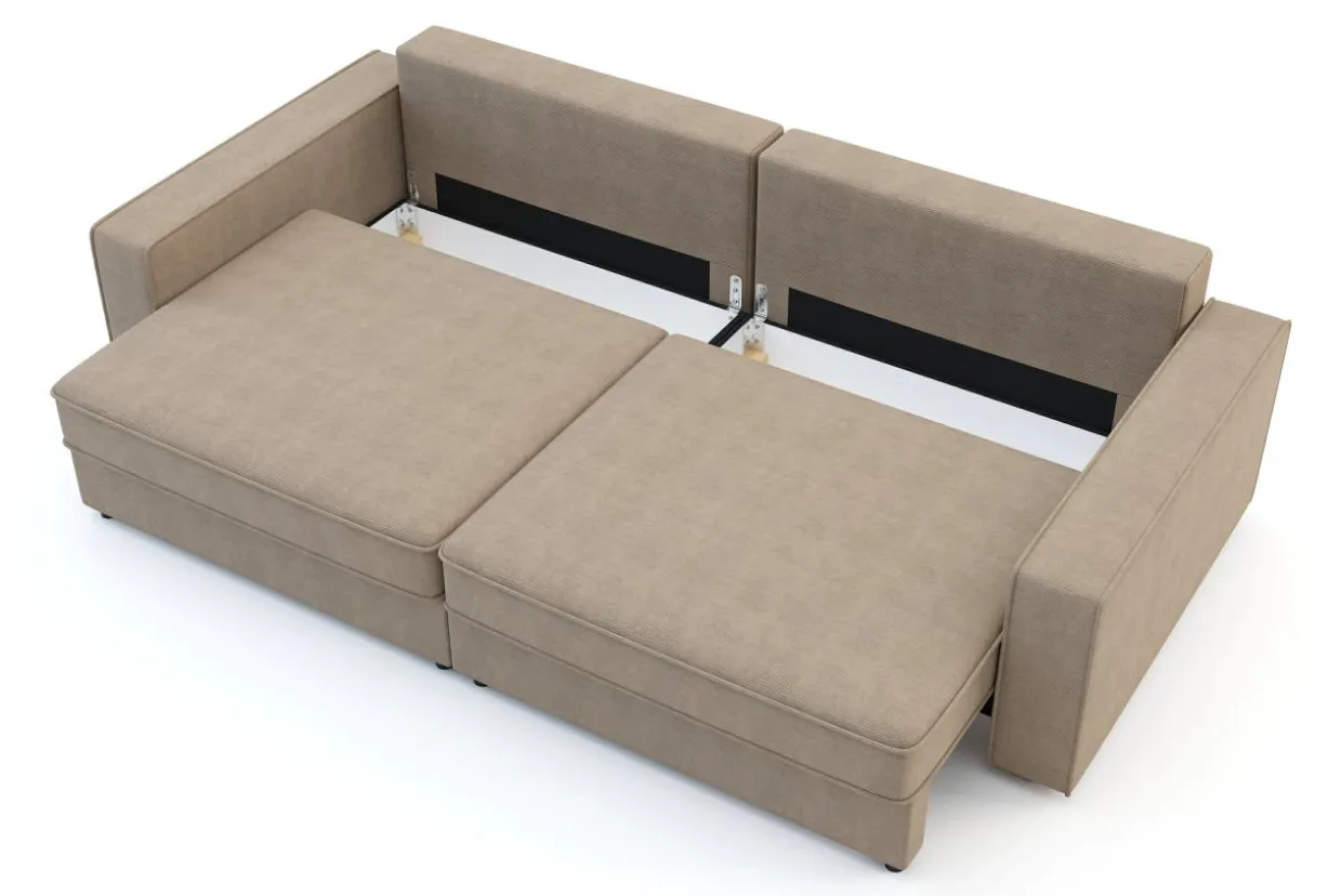 Sofa rozkładana 4-osobowa MARKOS beżowa