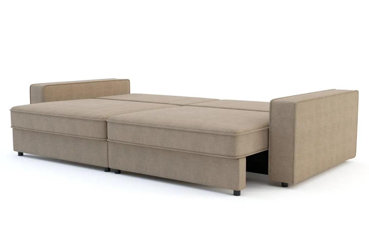 Sofa rozkładana 4-osobowa MARKOS beżowa