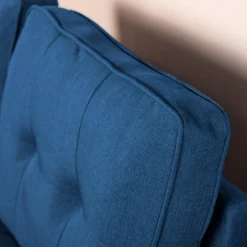 Sofa rozkładana 2-osobowa niebieska WARIANO