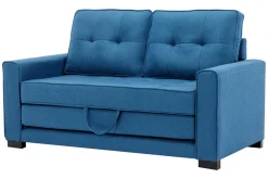 Sofa rozkładana 2-osobowa niebieska WARIANO