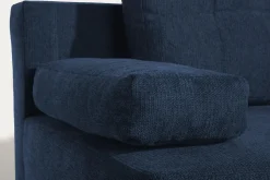 Sofa rozkładana 3-osobowa niebieska ARIEL