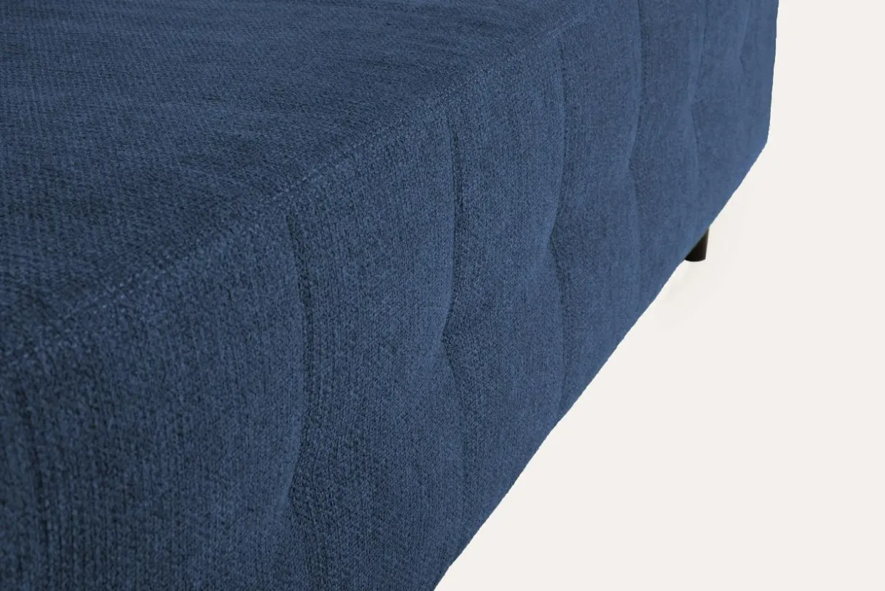 Sofa rozkładana 3-osobowa niebieska ARIEL