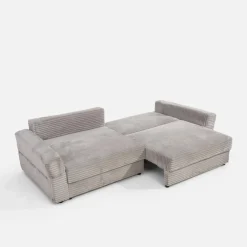 Sofa rozkładana 4-osobowa NOEMI jasnoszary