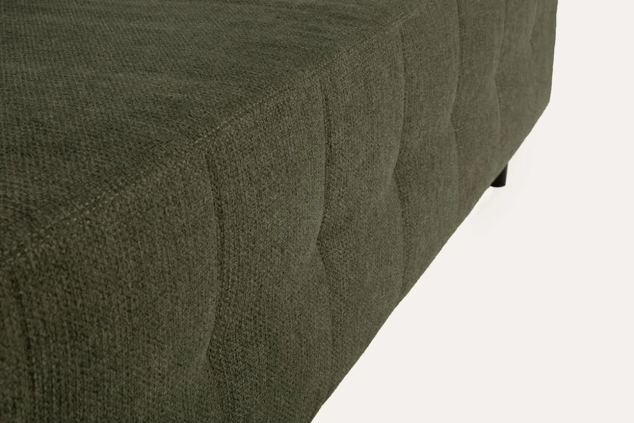 Sofa rozkładana 3-osobowa oliwkowa ARIEL