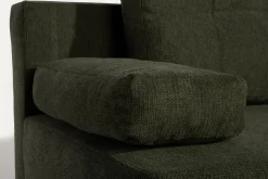 Sofa rozkładana 3-osobowa oliwkowa ARIEL