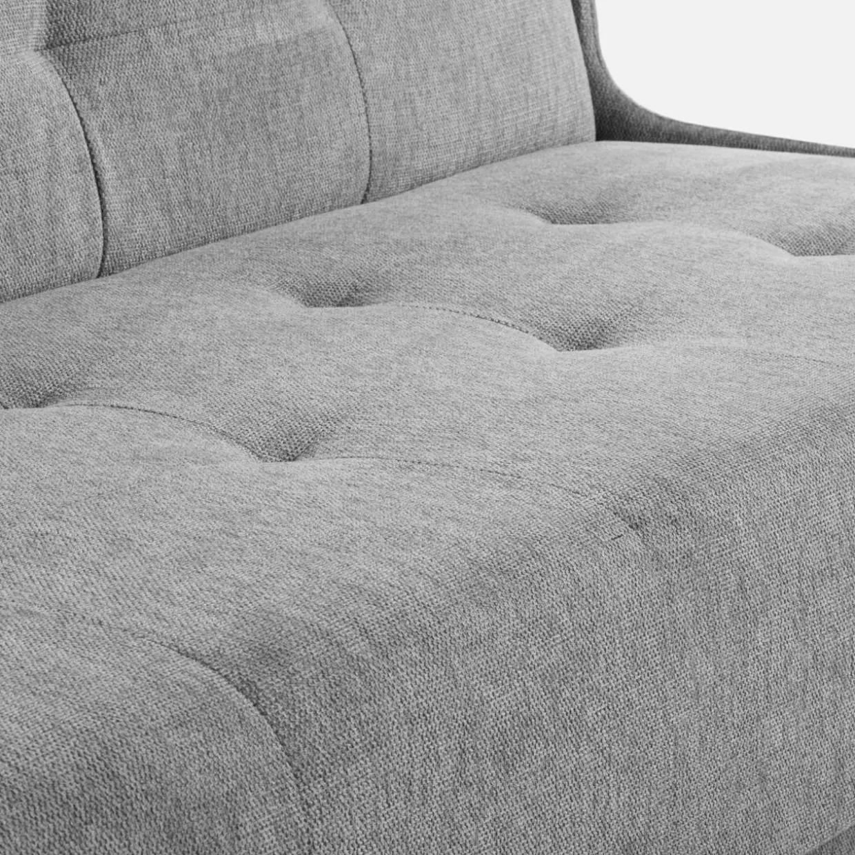 Sofa rozkładana 3-osobowa popielata MATI III
