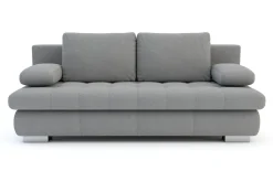 Sofa rozkładana 3-osobowa szara PRATO