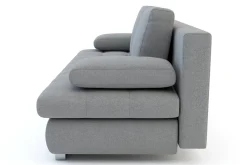 Sofa rozkładana 3-osobowa szara PRATO