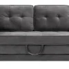 Sofa rozkładana 2-osobowa szara WARIANO