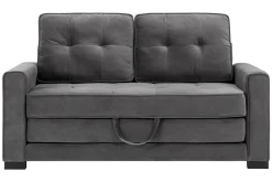 Sofa rozkładana 2-osobowa szara WARIANO