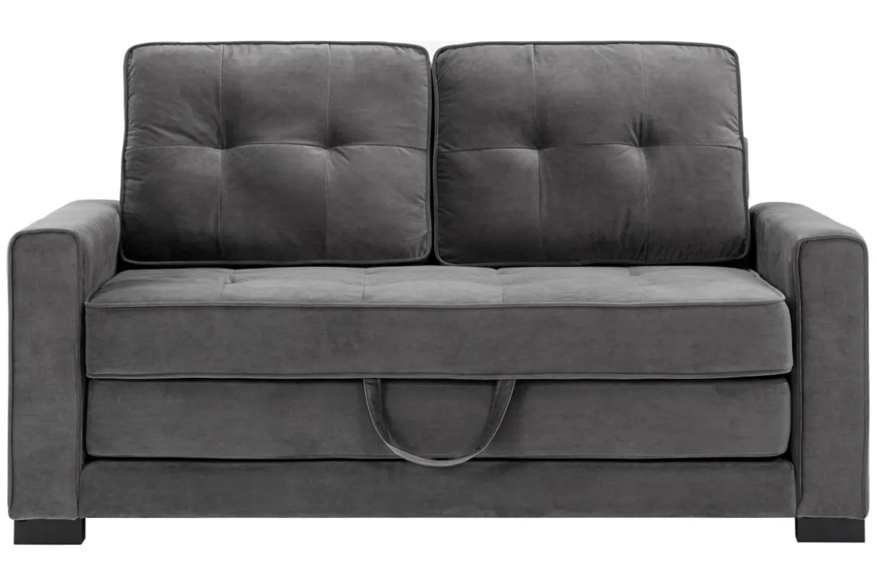 Sofa rozkładana 2-osobowa szara WARIANO