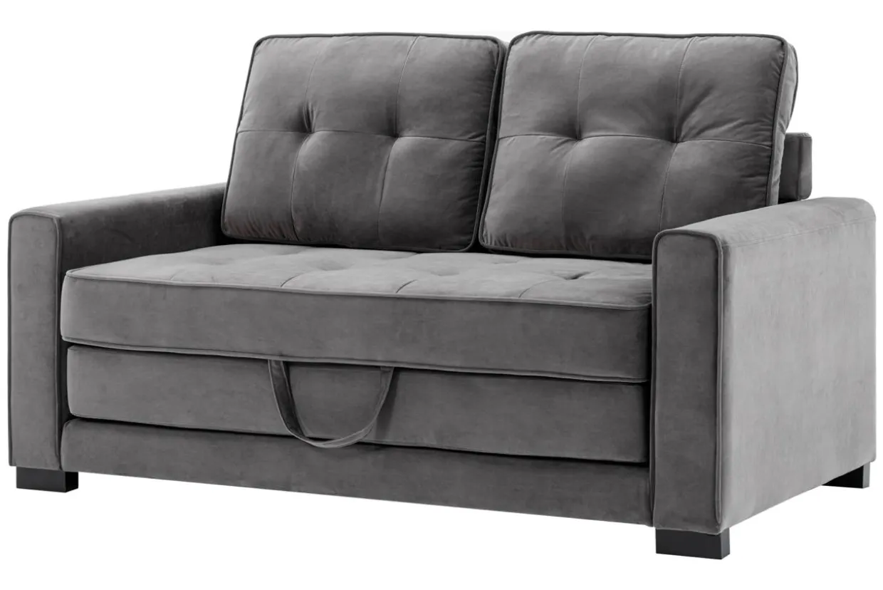 Sofa rozkładana 2-osobowa szara WARIANO