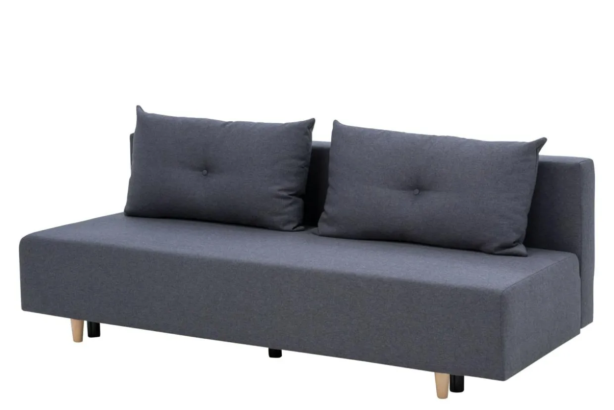 Sofa rozkładana 3-osobowa szara OTTA BIS