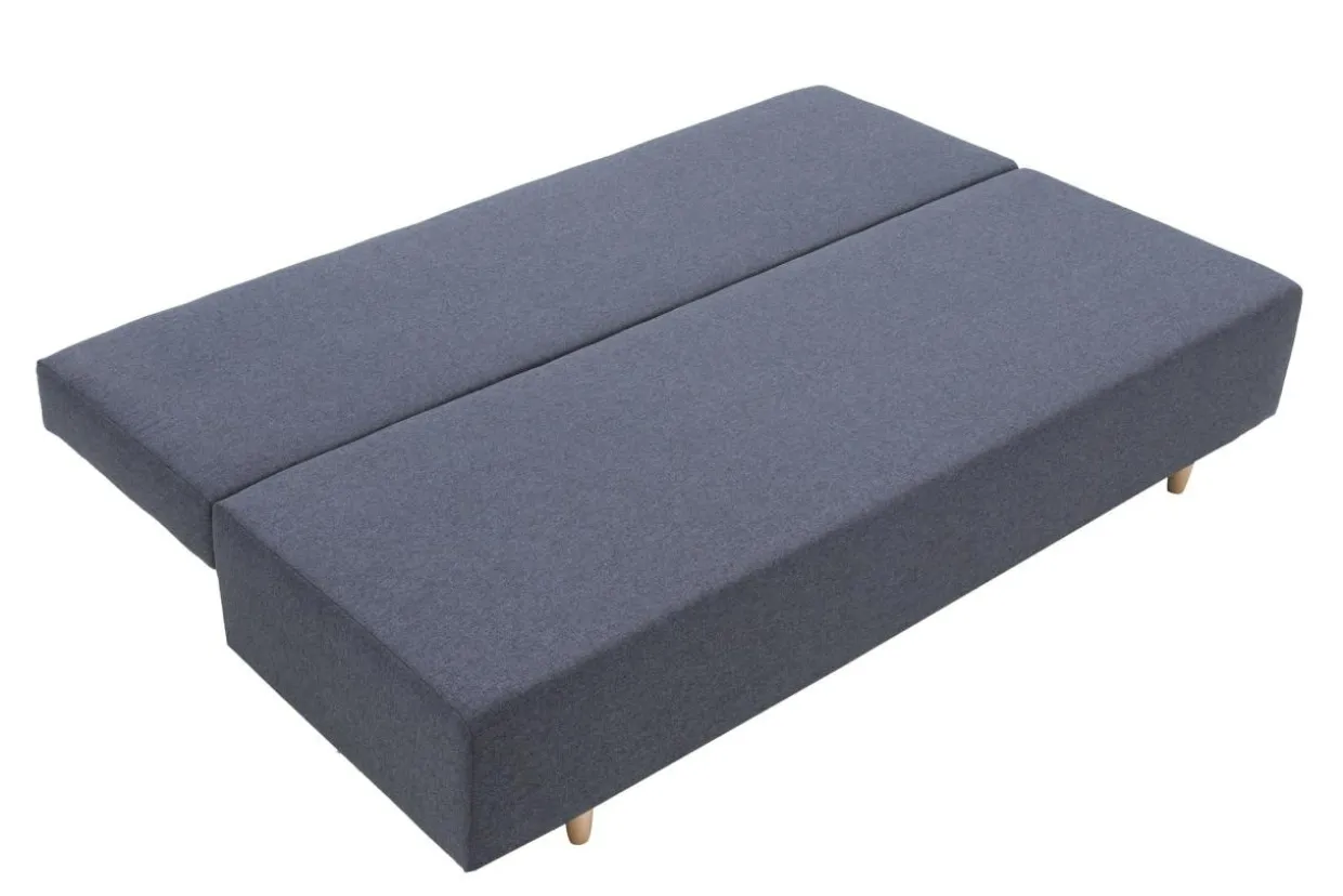 Sofa rozkładana 3-osobowa szara OTTA BIS