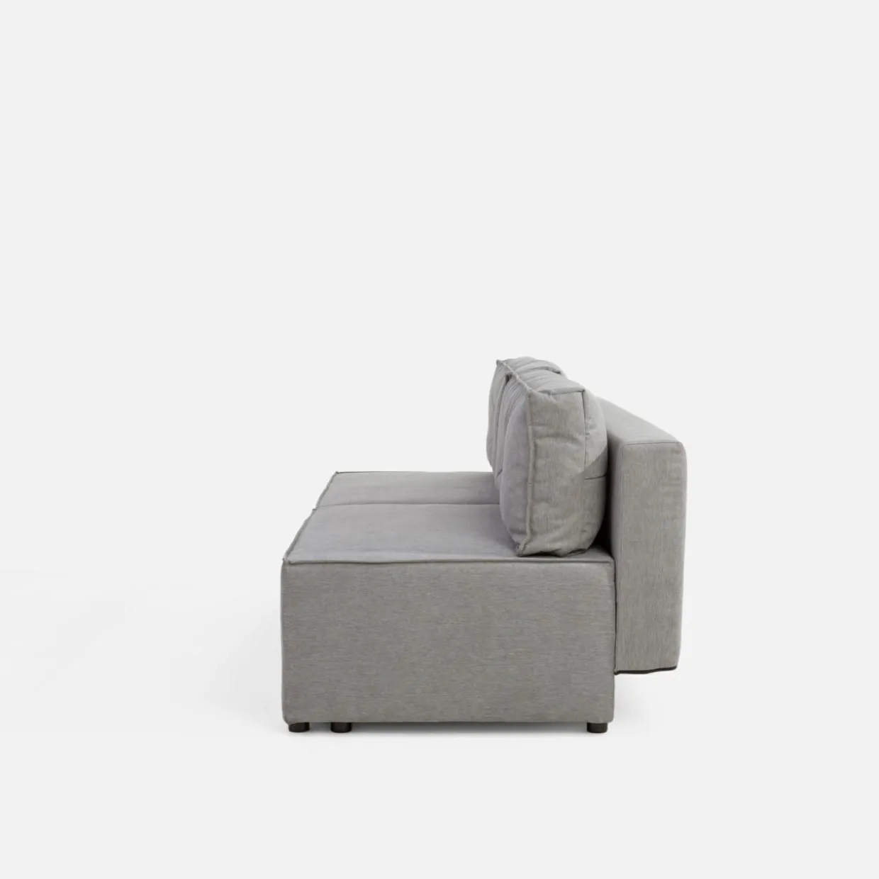 Sofa rozkładana 3-osobowa szara GRIS