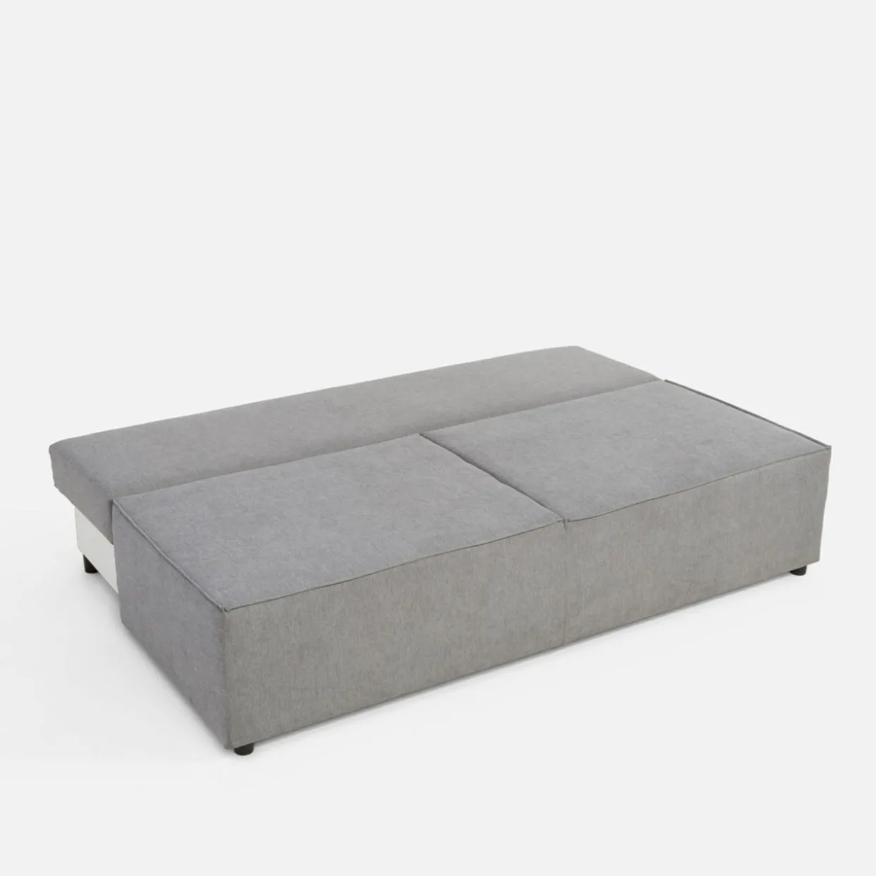 Sofa rozkładana 3-osobowa szara GRIS