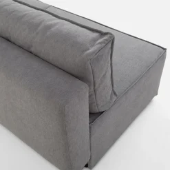 Sofa rozkładana 3-osobowa szara GRIS