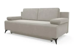 Sofa rozkładana popielata CASEY
