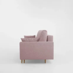 Sofa rozkładana różowa MOZI
