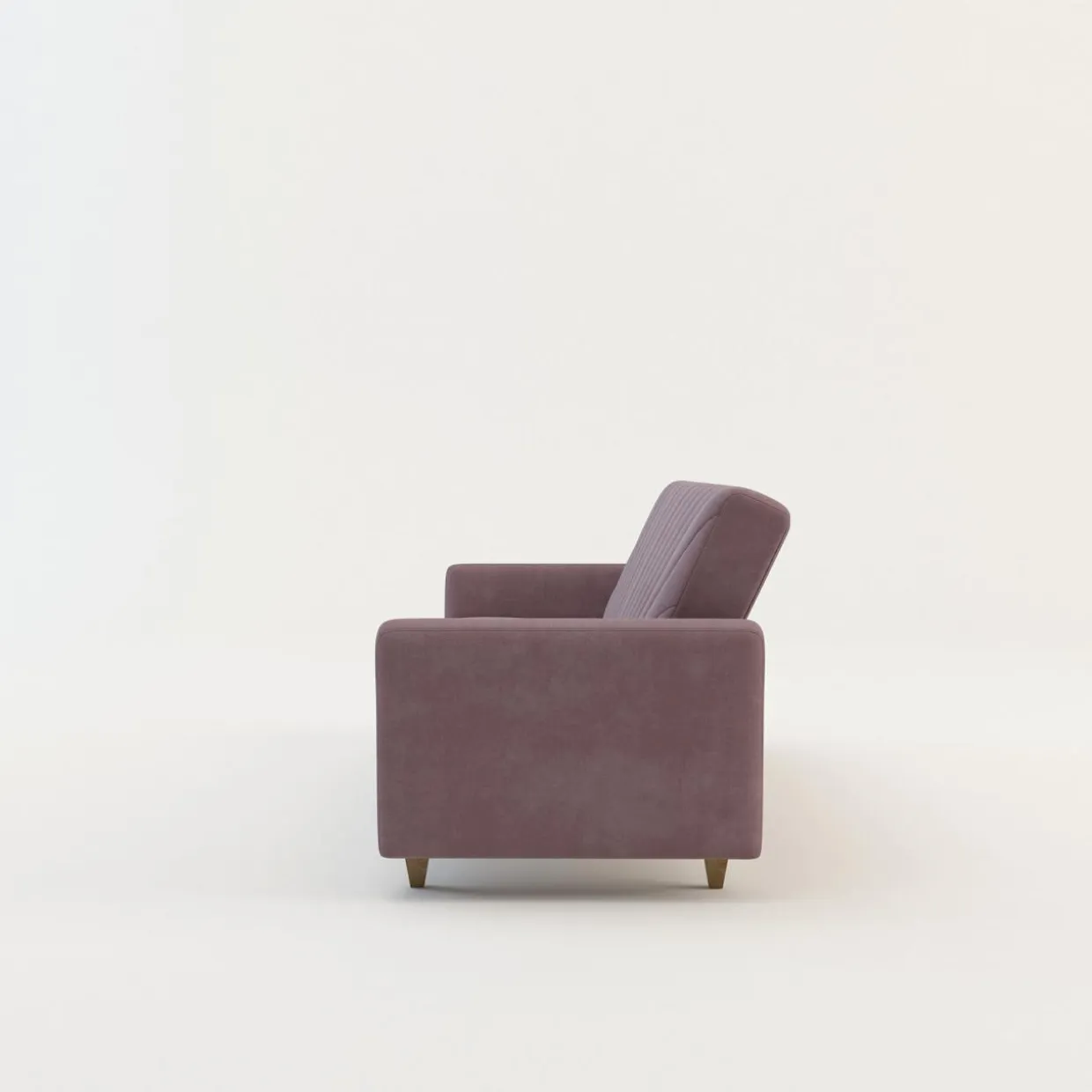 Sofa rozkładana różowa NICEA