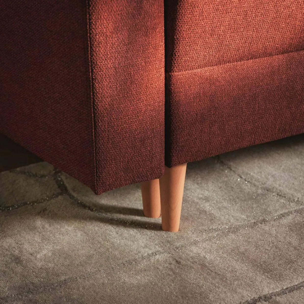 Sofa rozkładana ruda MOSKA