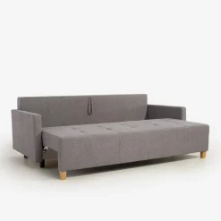 Sofa rozkładana szara ALBERTA