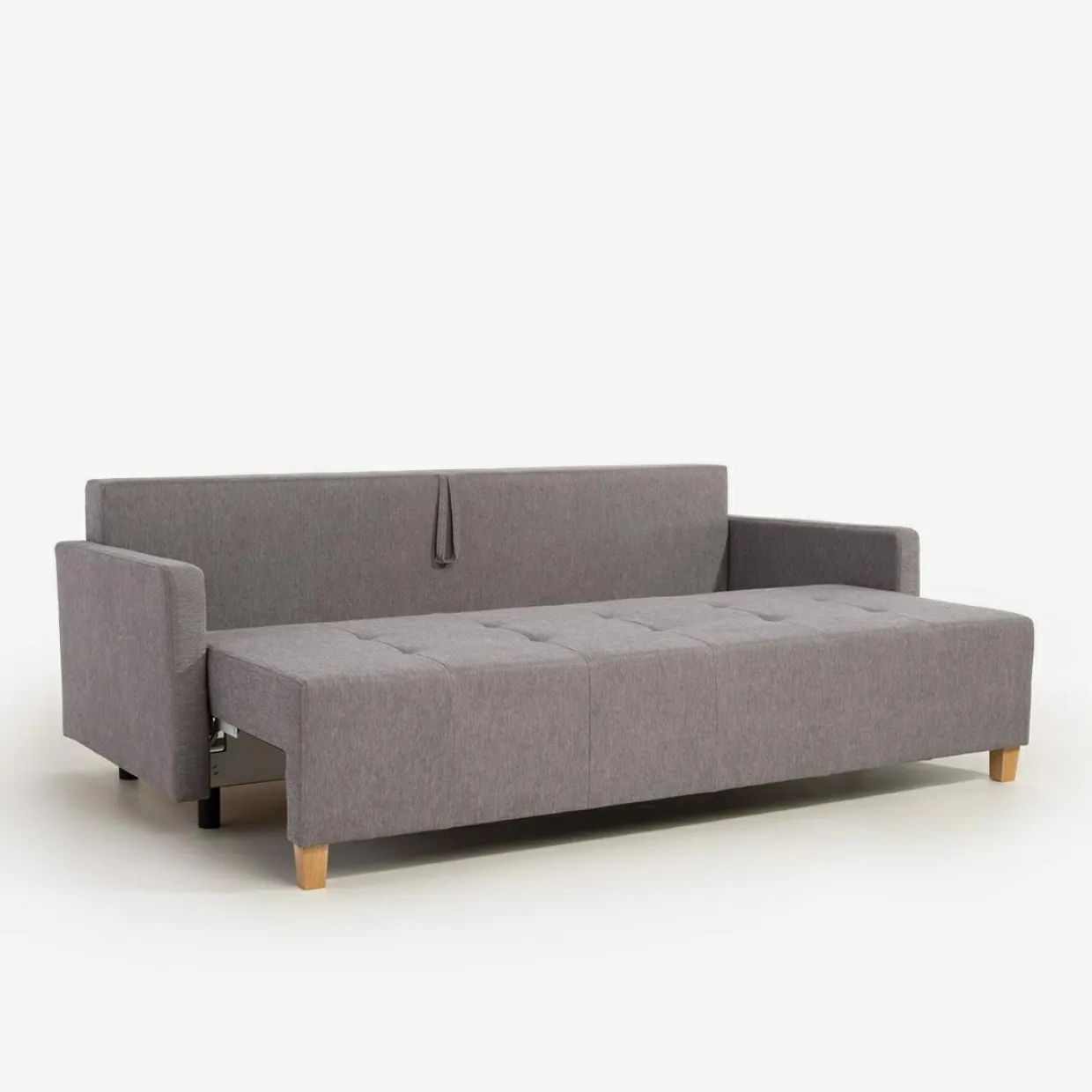 Sofa rozkładana szara ALBERTA
