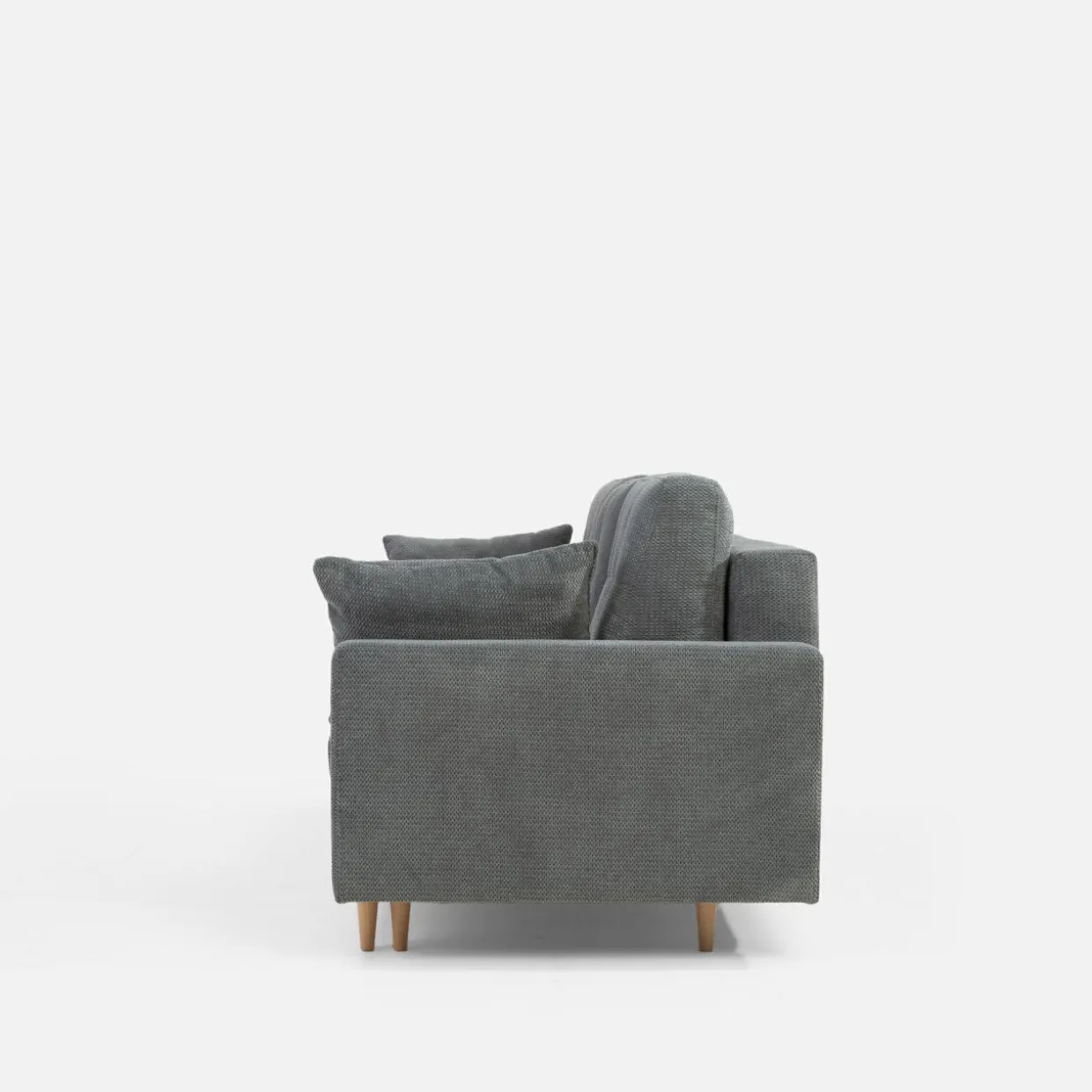 Sofa rozkładana szara AURA