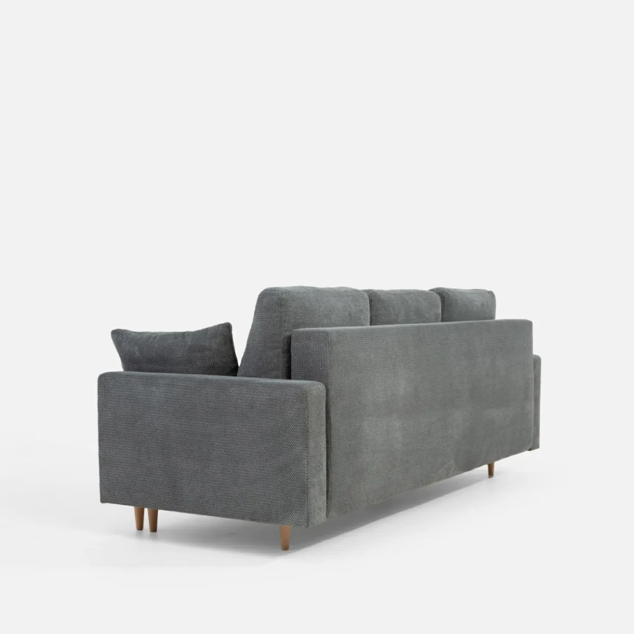 Sofa rozkładana szara AURA