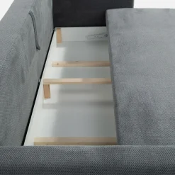 Sofa rozkładana szara AURA