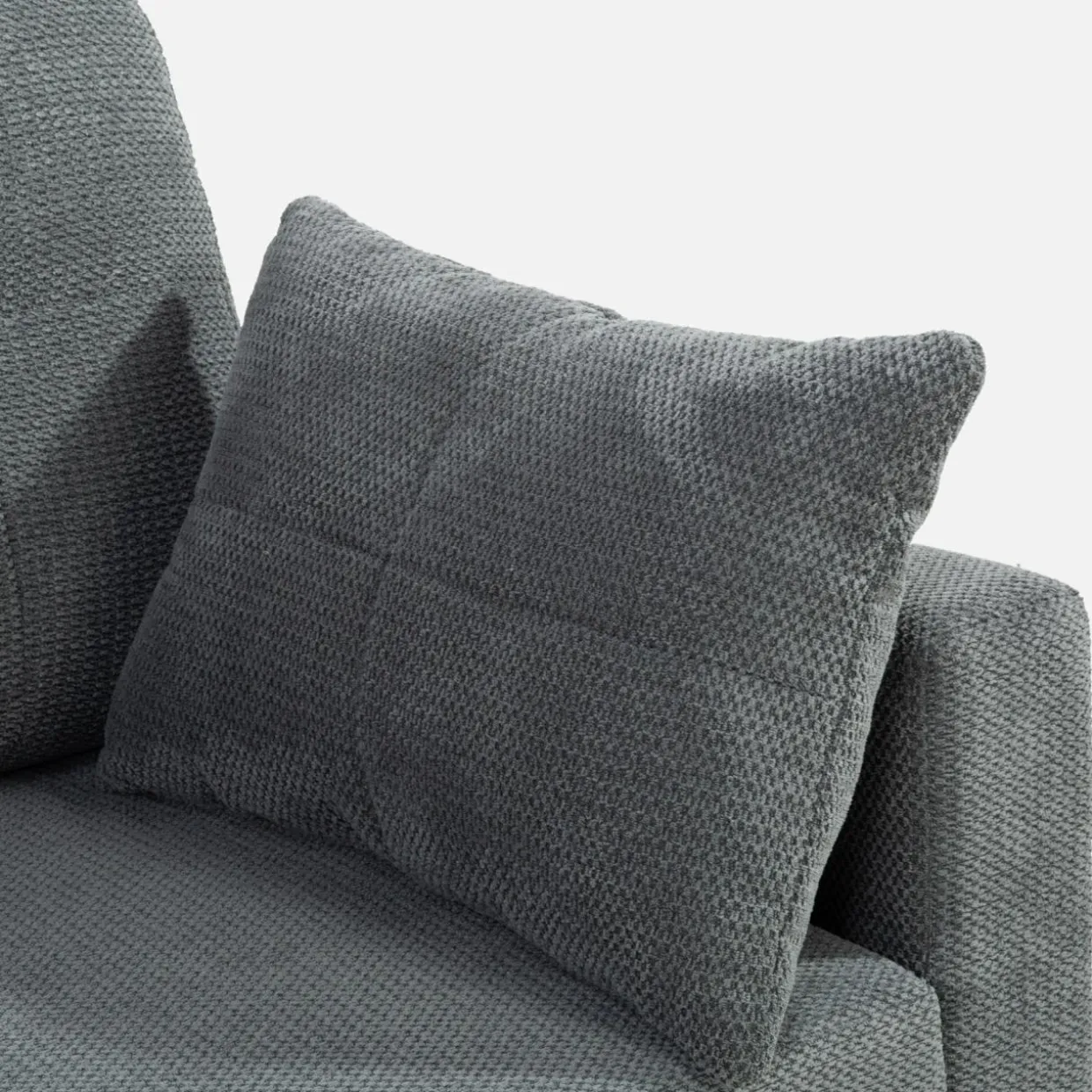 Sofa rozkładana szara AURA
