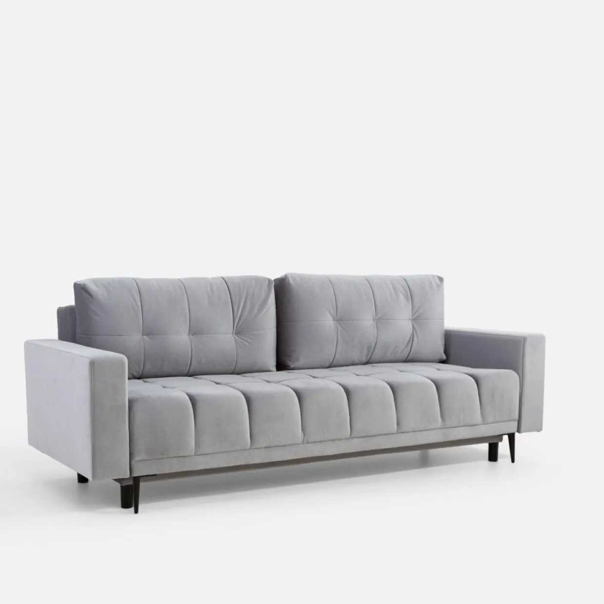 Sofa rozkładana szara CARO
