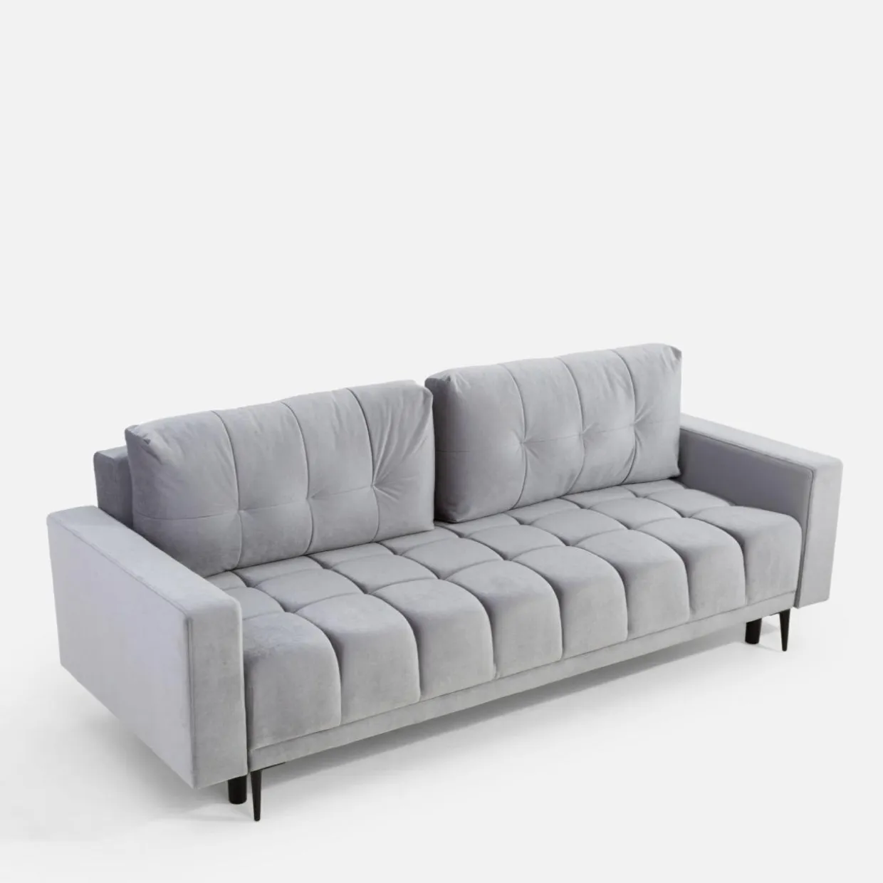 Sofa rozkładana szara CARO