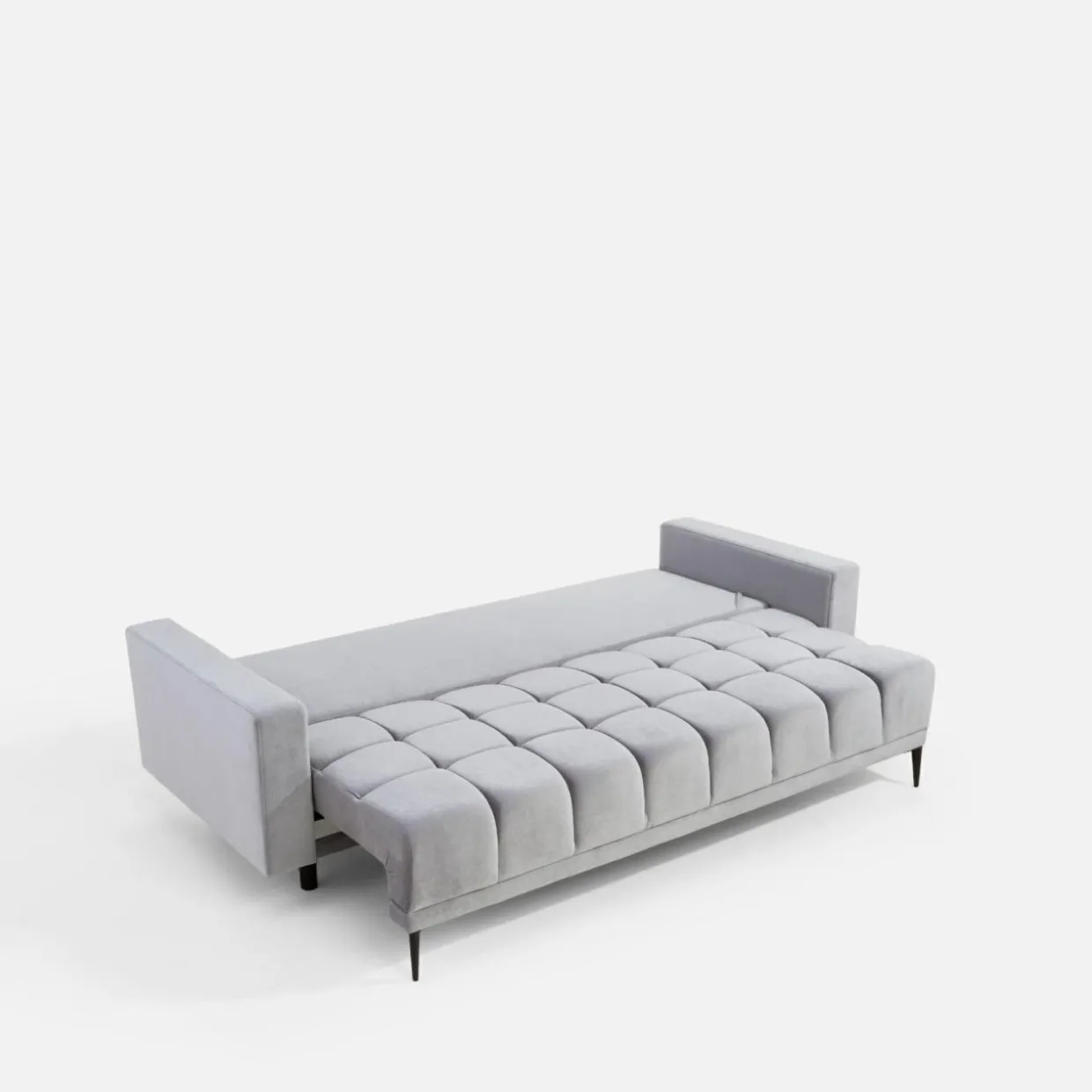 Sofa rozkładana szara CARO
