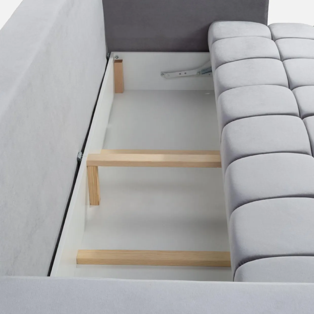 Sofa rozkładana szara CARO