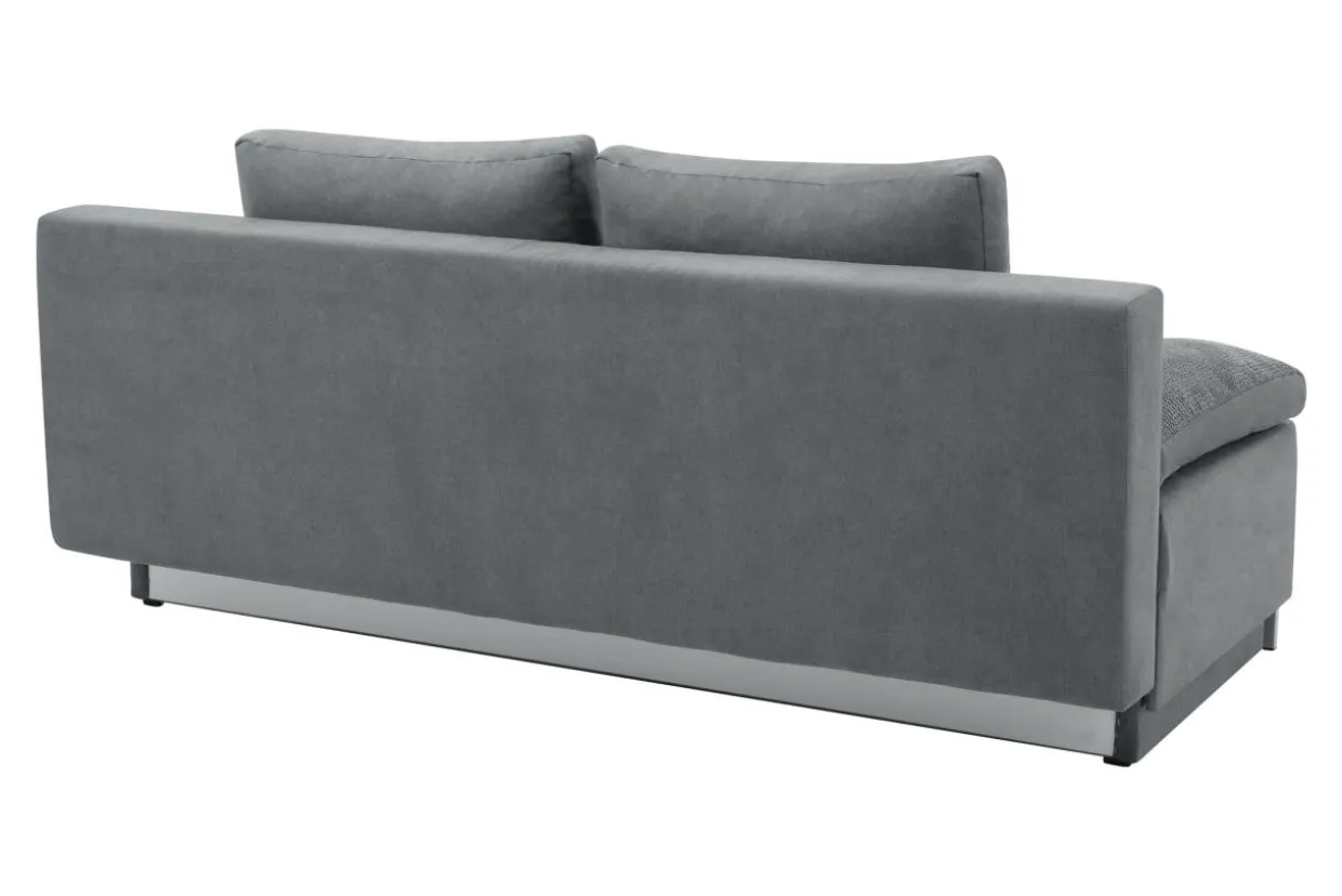 Sofa rozkładana szara ELBA