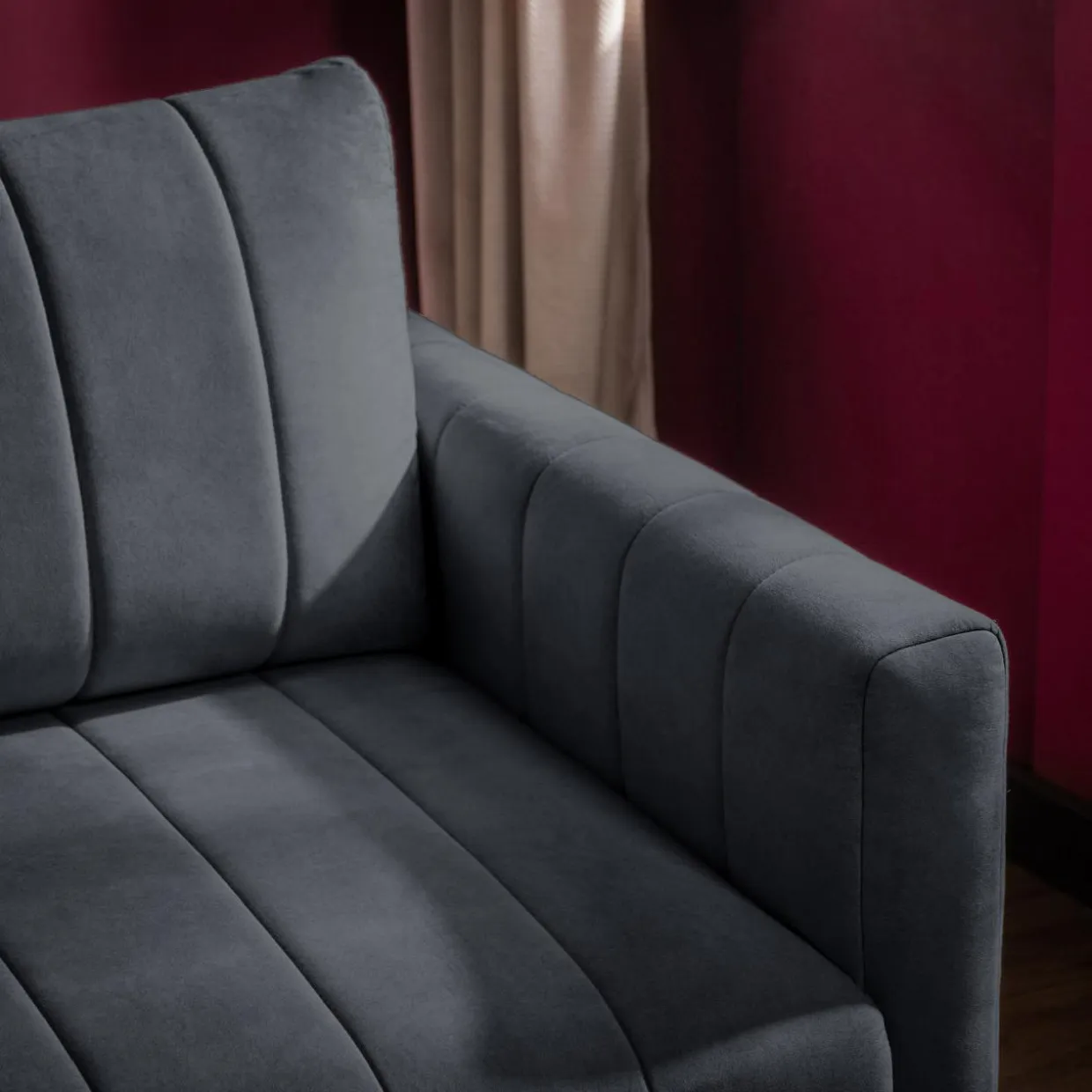 Sofa rozkładana szara MARION