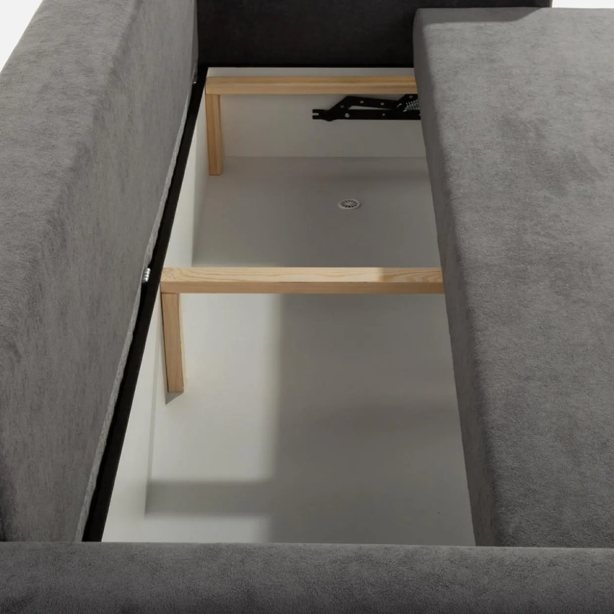 Sofa rozkładana szara MARTI
