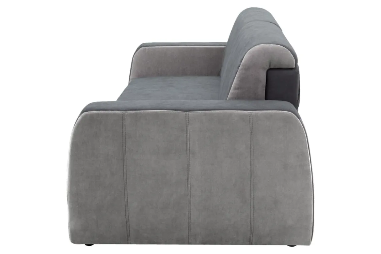 Sofa rozkładana szara NESSI