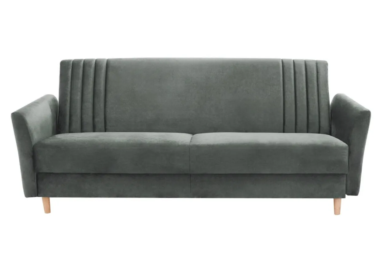 Sofa rozkładana szara PORTO