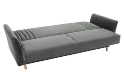 Sofa rozkładana szara PORTO