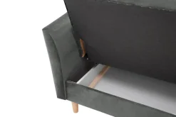 Sofa rozkładana szara PORTO