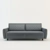 Sofa rozkładana szara ROMA