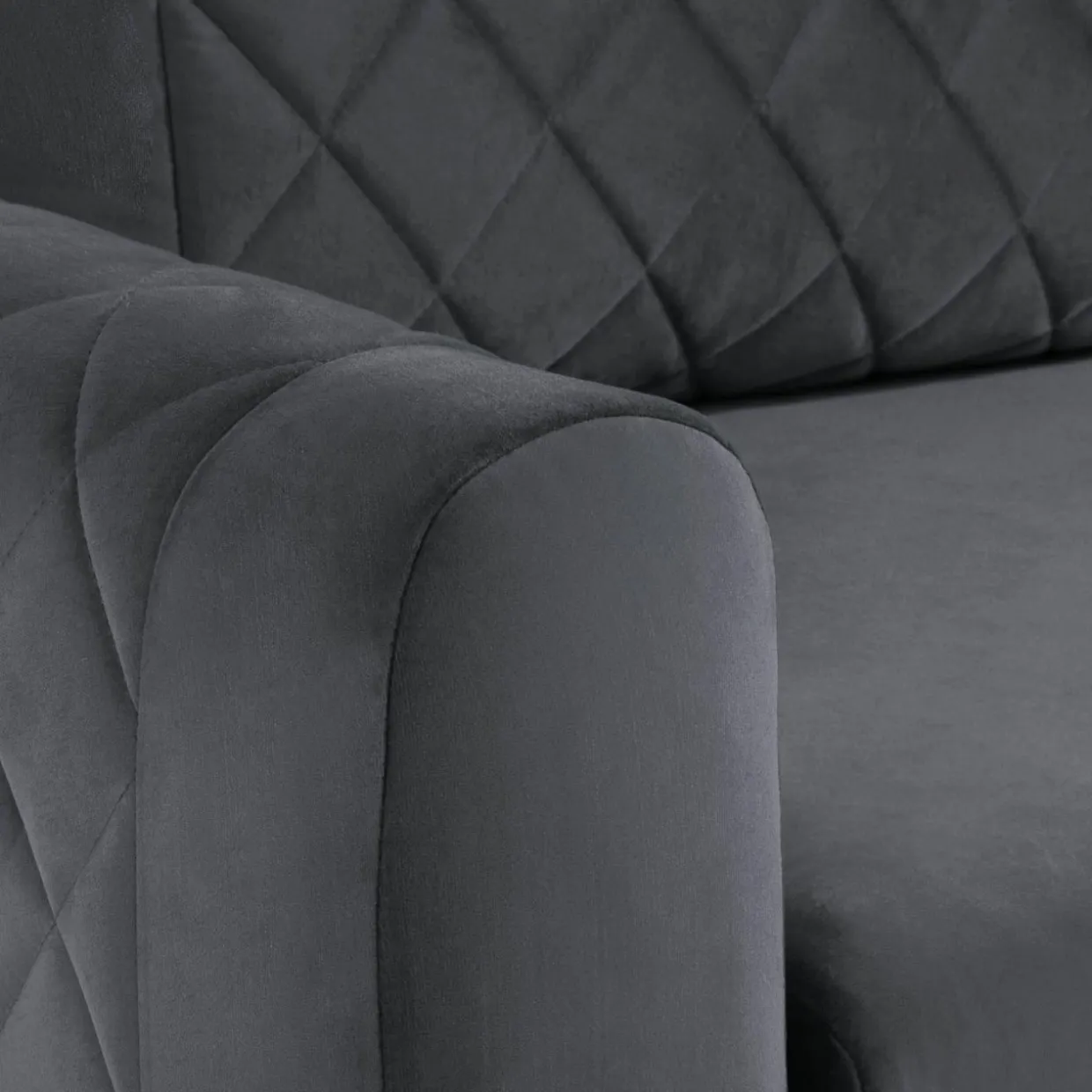 Sofa rozkładana szara ROMA